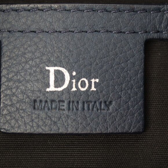 Dior Homme Nap Sac Backpack Daypack Leather Navy Red Brown Gray main image 7